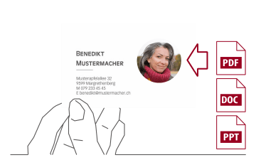 Biglietti da visita da due lati