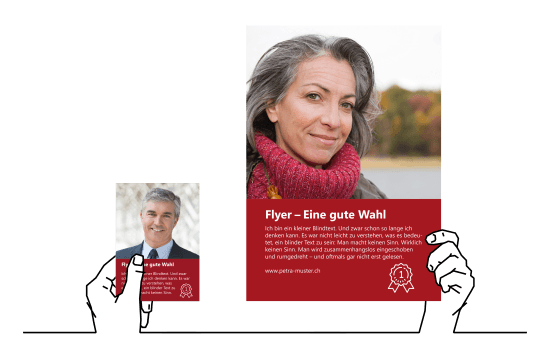 Dépliant en quadrichromie déplié