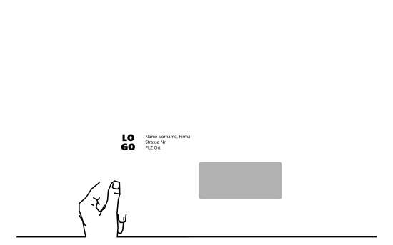 Kuvert C6/5 1-farbig